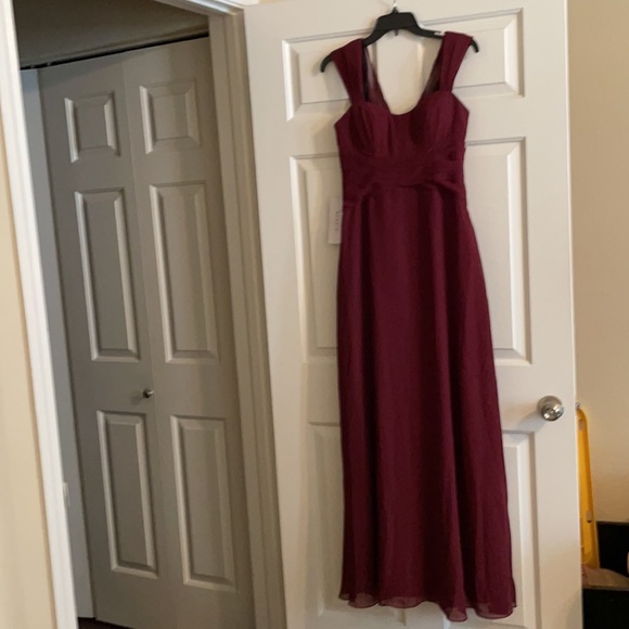 Azazie Becki Cabernet Dress. Never been worn! - Picture 4 of 9